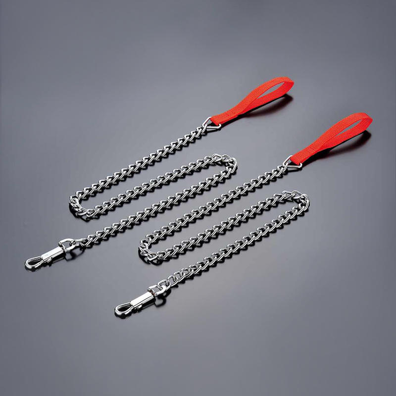 SL103 Chrome-Plated Chain Lead with PP Handle