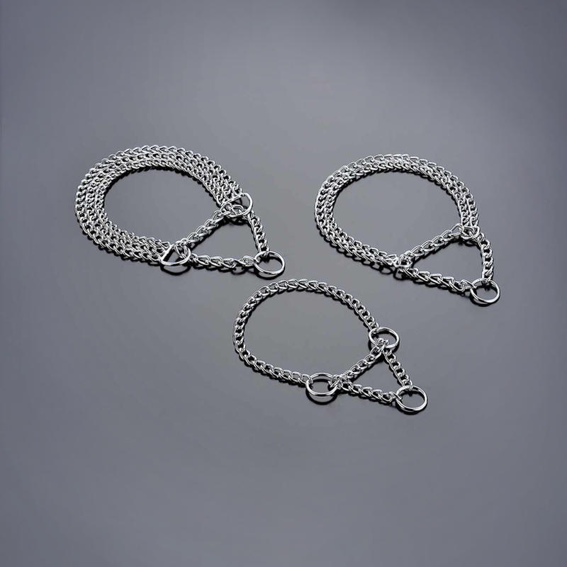 SL207 Single/Double/Triple Half Choke Chain Collar