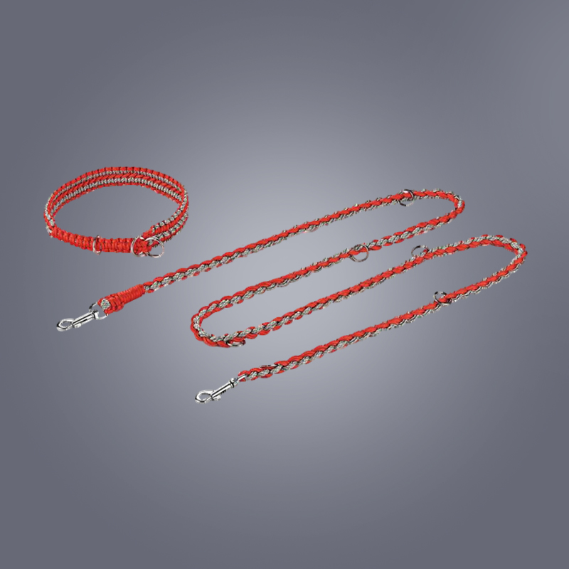 SLL114 Handmade Multi-function Dog Leash Collar Set