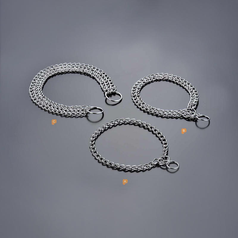 SL201 Single/Double/Triple Semi-Choke Chain Collar